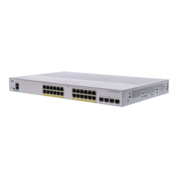 CBS350-24P-4G-NA | Cisco CBS350-24P-4G-NA Business 350 24-Port Gigabit PoE+ Switch, 4x1G Uplinks