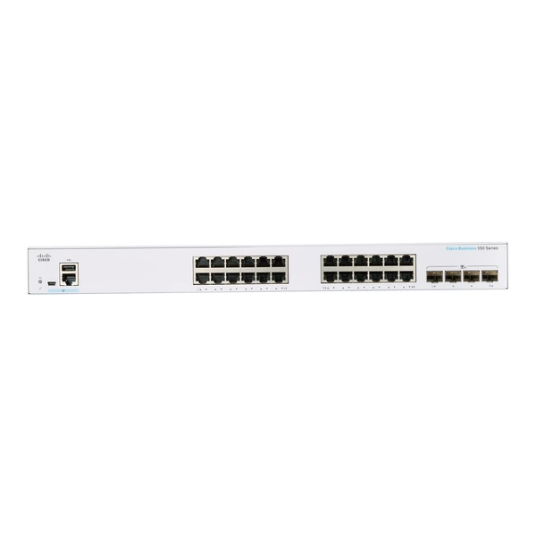Cisco CBS350-24T-4X-EU Business 350 24-Port Gigabit Switch, 4x10G Uplinks