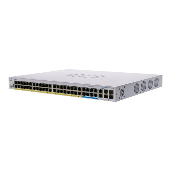 Cisco CBS350-48NGP-4X-EU Business 350 48-Port Multigigabit PoE+ Switch, 4x10G Uplinks