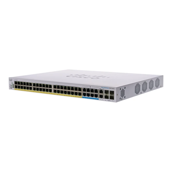Cisco CBS350-48NGP-4X-NA Business 350 48-Port Multi-Gigabit PoE+ Switch, 4x10G Uplinks