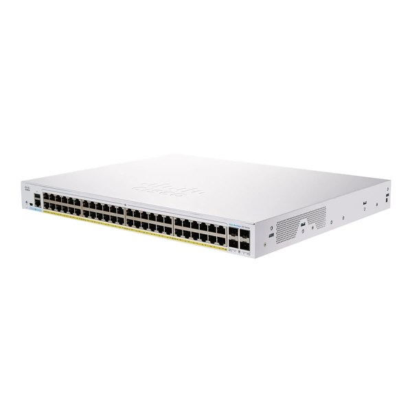 CBS350-48P-4G-NA | Cisco CBS350-48P-4G-NA Business 350 48-Port Gigabit PoE+ Switch, 4x1G SFP Uplinks