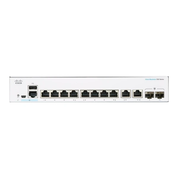 cbs350-8p-2g-eu cisco cbs350-8p-2g-eu business 350 8-port gigabit poe+ desktop switch, 2x1g combo uplinks