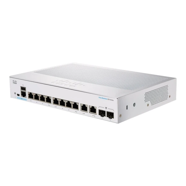 Cisco CBS350-8P-2G-NA Business 350 8-Port Gigabit PoE+ Desktop Switch, 2x1G Combo Uplinks