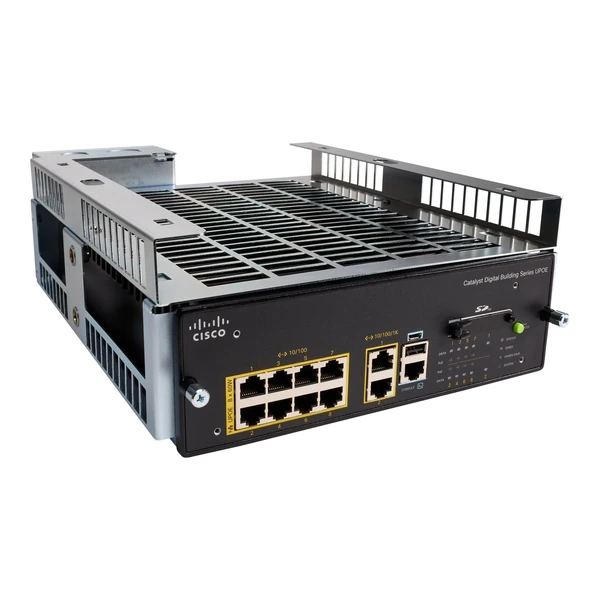 Cisco CDB-8U Catalyst Digital Building 8-Port Fast Ethernet UPOE Desktop Switch, 2x1G Copper Uplinks, LAN Lite