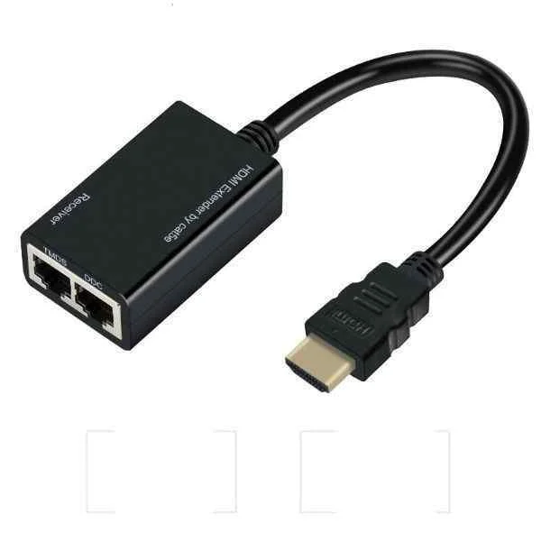 CDIIVAM40 | Huawei MINI HDMI To RJ45 transfer cable CHDMI02M1 0.2M for VPM210 use CDIIVAM40 | Huawei MINI HDMI To RJ45 transfer cable CHDMI02M1 0.2M for VPM210 use