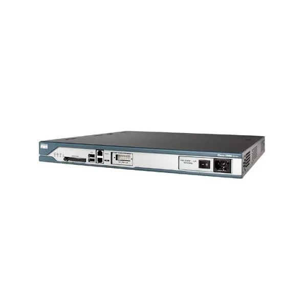 Cisco 2811 router 2811 w/ AC PWR, 2FE, 4HWICs, 2PVDMs, 1NME, 2AIMS, IP BASE, 128F/512D