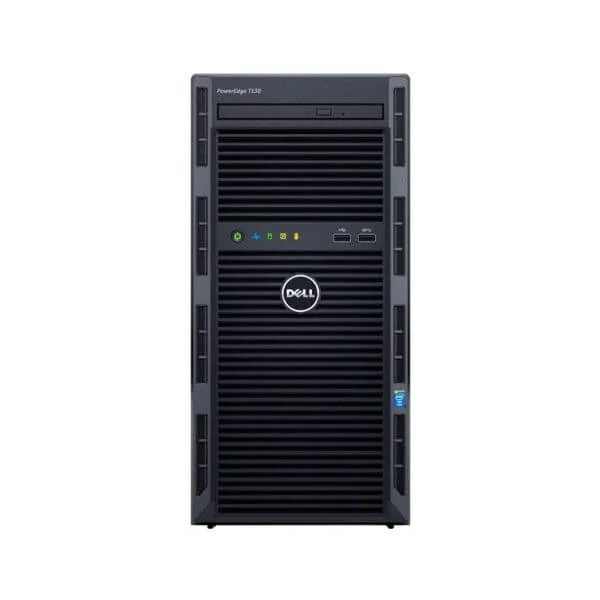 Dell PowerEdge T130 Xeon E3-1220 v5 8GB 500GB SATA Tower Server | Customizable: Intel® Xeon® E3-1220 v5, Windows Server® 2012 Foundation, 8GB Memory, 500GB Hard Drive, SATA and a 3 Year Warranty