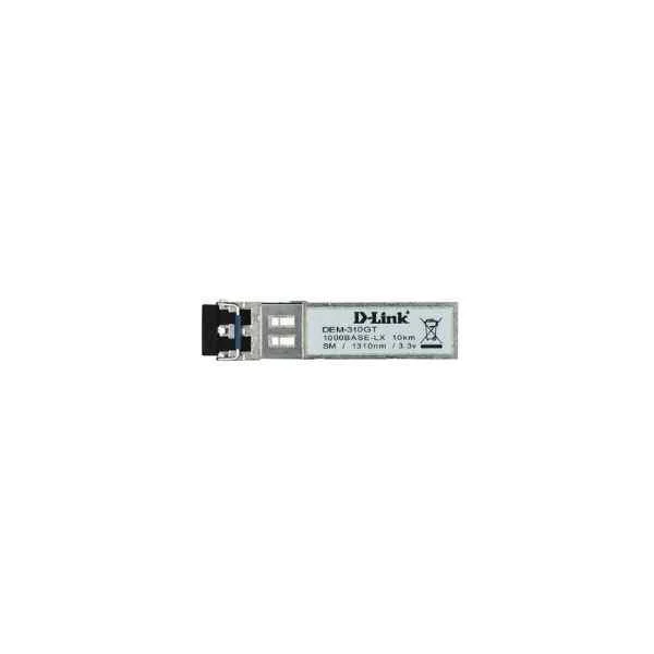 DEM-310GT | D-Link Gigabit SFP optical module, single mode, 10 km, wavelength 1310nm, LC connector