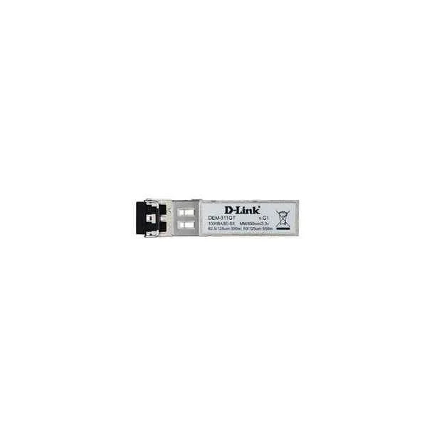 DEM-311GT | D-Link Gigabit SFP optical module, multi-mode, 550 meters, wavelength 850nm, LC connector