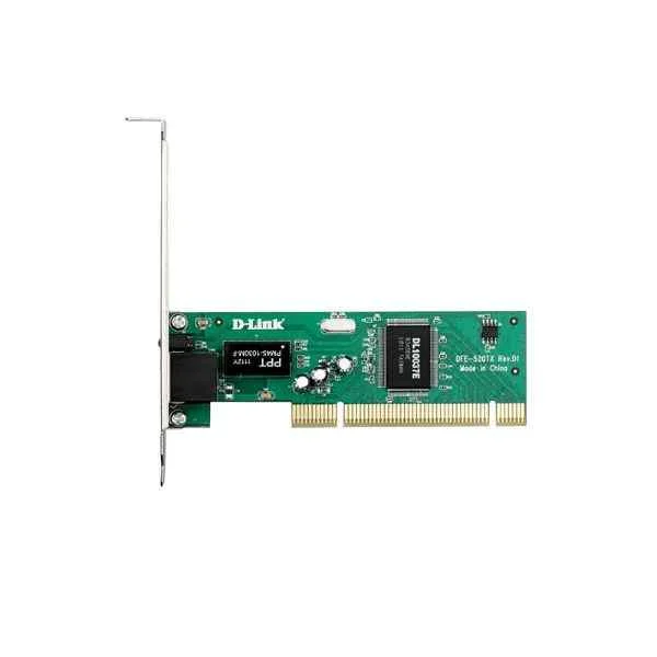 DFE-520TX | D-Link 1 100M electrical port, PCI v2.3, support remote wake-up function, with small baffle