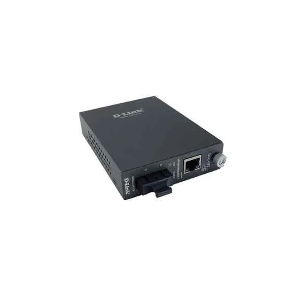 DGE-872 | D-Link 1 port 10/100/1000BASE-T to 1000BASE-LX Gigabit Ethernet photoelectric converter, single-mode dual-fiber, SC interface, maximum transmission 20Km, wavelength 1310nm, can be used alone or with DMC-1100