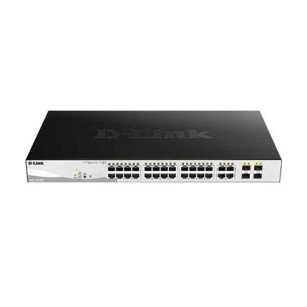 DGS-1210-28MP | 24PORT GIGABIT SMART MANAGED POE SWITCH + 4PORT COMBO