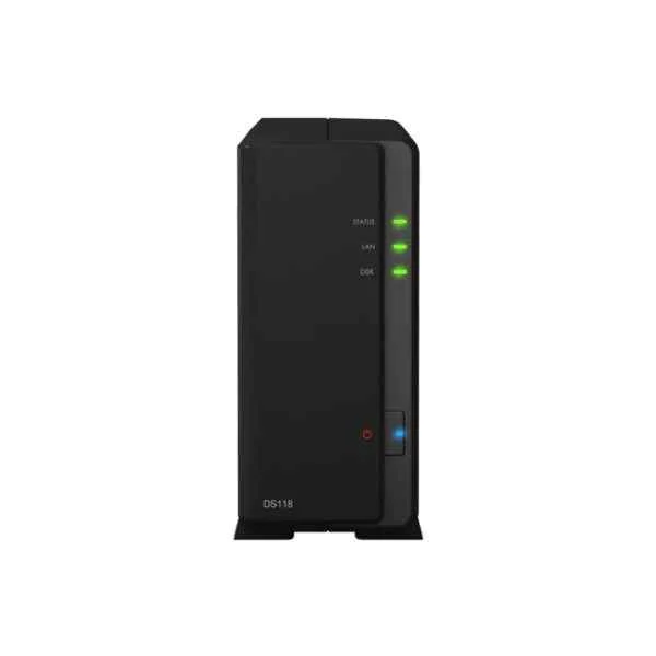 DS118 | DiskStation DS118 - NAS - Compact - Realtek - RTD1296 - Black