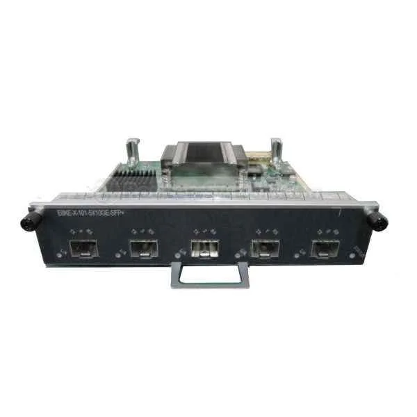 E8KE-X-101-5X10GE-SFP+ | 5-Port 10GBase LAN/WAN-SFP+ Flexible Card A(P101,1/2wide,Occupy two sub-slots)