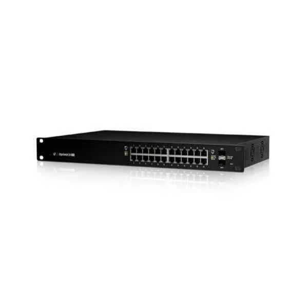 ES-24-Lite | UBNT 24 Port Enterprise Managed Network EdgeSwitch, POE, 1 Gigabit Ethernet, SFP