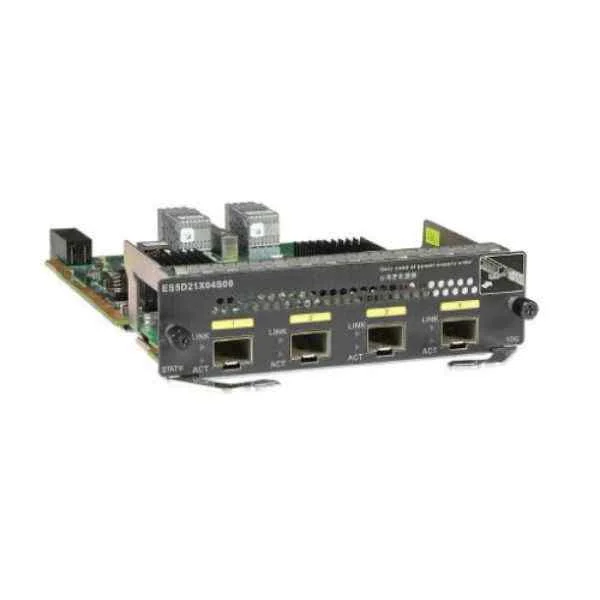 ES5D21X04S00 | 4 10 Gig SFP+ Interface Card(used in S5710HI series) ES5D21X04S00 | 4 10 Gig SFP+ Interface Card(used in S5710HI series)