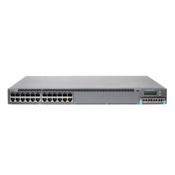 EX4300 TAA, 24-Port 10/100/1000BaseT PoE-plus + 715W AC PS (provides 400W PoE+ power)
