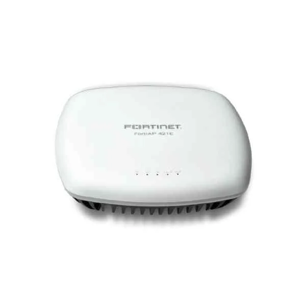 FAP-421E | Fortinet FAP-421E. Indoor Wireless AP €” 2x GE RJ45 ports, 802.11 a/b/g/n/ac Wave 2, dual radio (2.4 GHz/5 GHz), 4x4 MU-MIMO, ceiling/wall mount kit included, power adapter not included. For Gigabit PoE injector order: GPI-130. FAP-421E | Fortinet FAP-421E. Indoor Wireless AP €” 2x GE RJ45 ports, 802.11 a/b/g/n/ac Wave 2, dual radio (2.4 GHz/5 GHz), 4x4 MU-MIMO, ceiling/wall mount kit included, power adapter not included. For Gigabit PoE injector order: GPI-130.