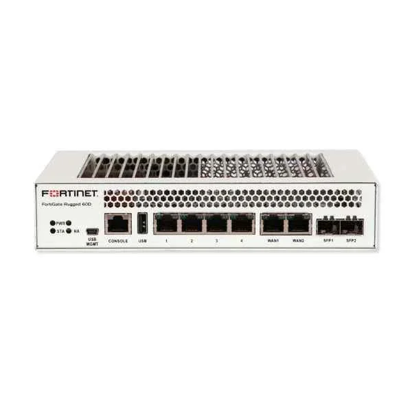 FortiGateRugged-60D, Hardware plus 8x5 FortiCare and FortiGuard Unified (UTM) Protection
