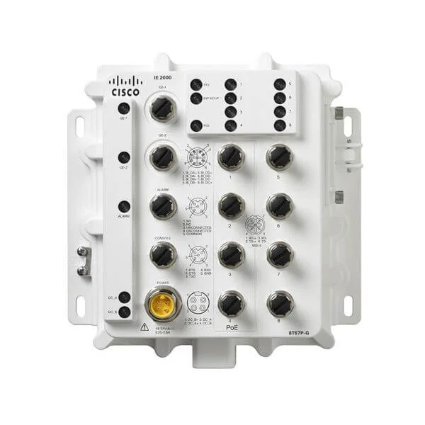 IP67 IE 8 10/100 POE 2 GE WITH 1588  NAT