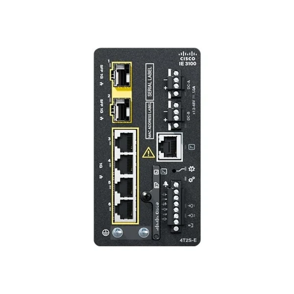 ie-3100-4t2s-e cisco ie-3100-4t2s-e catalyst ie3100 rugged 4-port gigabit din rail switch, 2x1g uplinks, network essentials