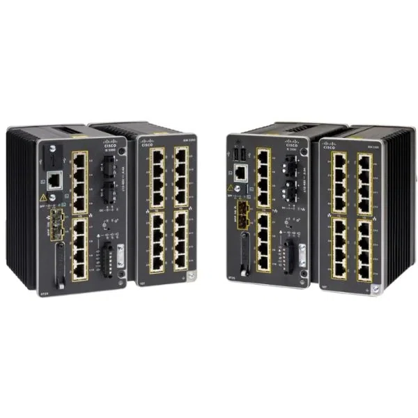 Cisco IE-3300-8T2X-A Catalyst IE3300 Rugged 8-Port Gigabit DIN Rail Switch, 2x10G Uplinks, Network Advantage