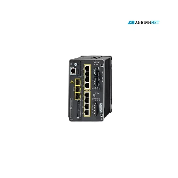 Cisco IE-3500-8U3X-A IE3500 Rugged 8-Port Gigabit PoE++ DIN Rail Switch, 3x10G Uplinks, Network Advantage