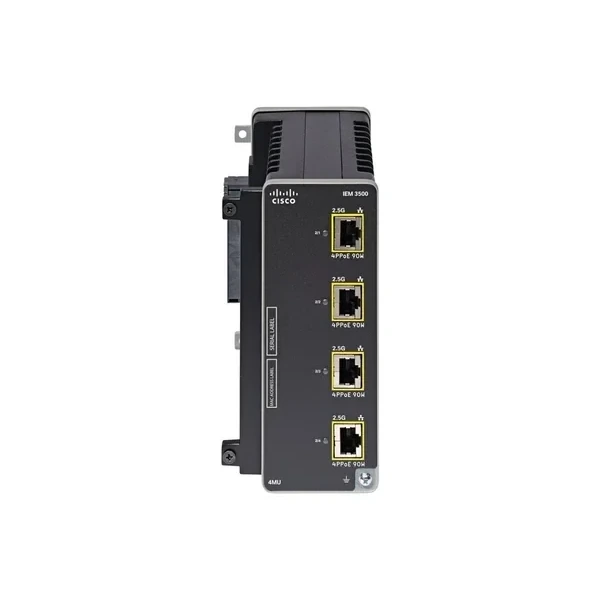 Cisco IEM-3500-4MU IE3500 Rugged 4-Port 2.5 Gigabit PoE++ DIN Rail Switch Expansion Module