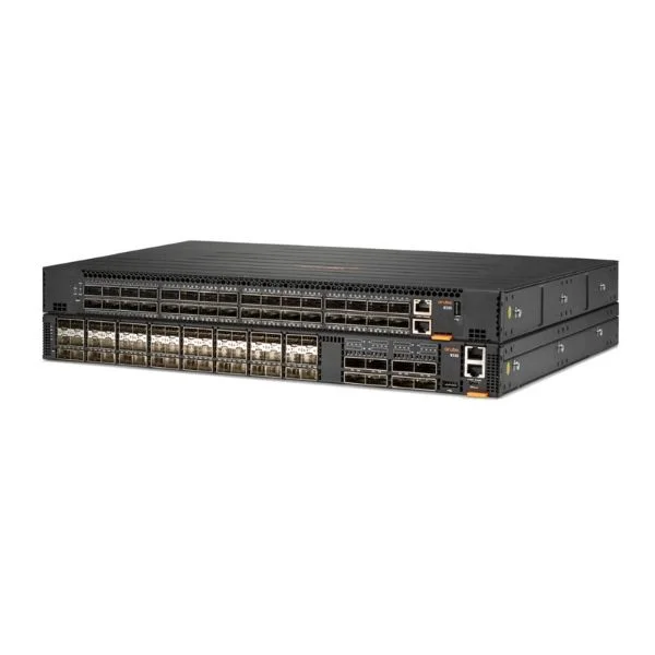 Aruba 8325-48Y8C 48p 25G SFP/+/28 8p 100G QSFP+/28 Back-to-Front 6 Fans and 2 PSU Bundle