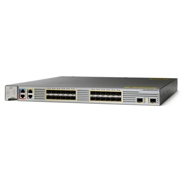 ME-3800X-24FS-M | Cisco ME-3800X-24FS-M ME 3800X 24-Port Gigabit SFP Switch, 2x10G Uplinks.