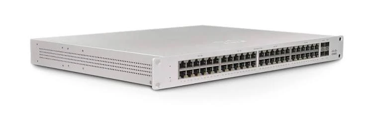 MS130-48P-HW | Cisco Meraki MS130 Cloud Managed PoE+ Switch, 48x 1G RJ-45, 4x 1G SFP, 740W PoE MS130-48P-HW | Cisco Meraki MS130 Cloud Managed PoE+ Switch, 48x 1G RJ-45, 4x 1G SFP, 740W PoE
