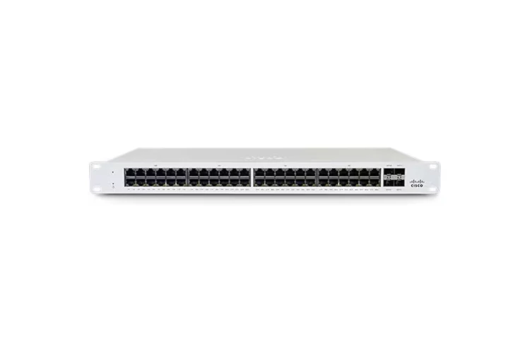 MS130-48X-HW | Cisco Meraki MS130 Cloud-Managed PoE Switch, 40x 1G + 8x 2.5G RJ-45, 4x 10G SFP+, 740W MS130-48X-HW | Cisco Meraki MS130 Cloud-Managed PoE Switch, 40x 1G + 8x 2.5G RJ-45, 4x 10G SFP+, 740W