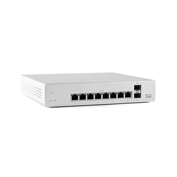 Cisco MS220-8-HW MS220-8 8-Port Gigabit Desktop Switch, 2x1G SFP Uplinks