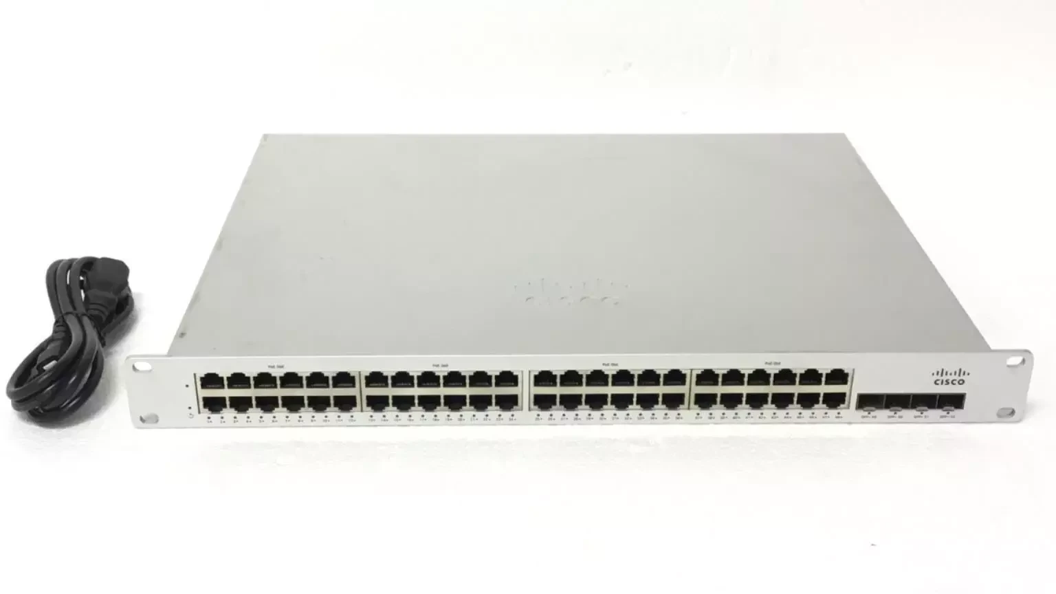 MS225-48LP-HW | Cisco Meraki MS225-48LP Cloud-Managed PoE+ Switch, 48x 1G RJ-45, 4x 10G SFP+, 370W MS225-48LP-HW | Cisco Meraki MS225-48LP Cloud-Managed PoE+ Switch, 48x 1G RJ-45, 4x 10G SFP+, 370W