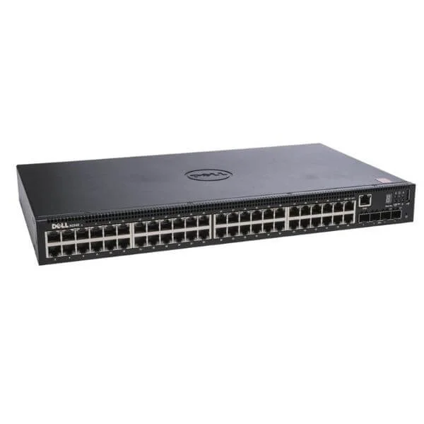 N1548 | Dell Networking N1548, 48x 1GbE + 4x 10GbE SFP+ Fixed port, stack, airflow from IO to PSU, AC_x005F_x000D_ N1548 | Dell Networking N1548, 48x 1GbE + 4x 10GbE SFP+ Fixed port, stack, airflow from IO to PSU, AC_x005F_x000D_