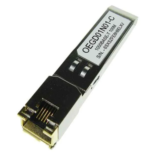 OEGD01N01 | Optical Functional Module,1000BASE-T-SFP Module,RJ45 Electrical Module,Auto Negotiate,Longest Transimission Distance 100m OEGD01N01 | Optical Functional Module,1000BASE-T-SFP Module,RJ45 Electrical Module,Auto Negotiate,Longest Transimission Distance 100m