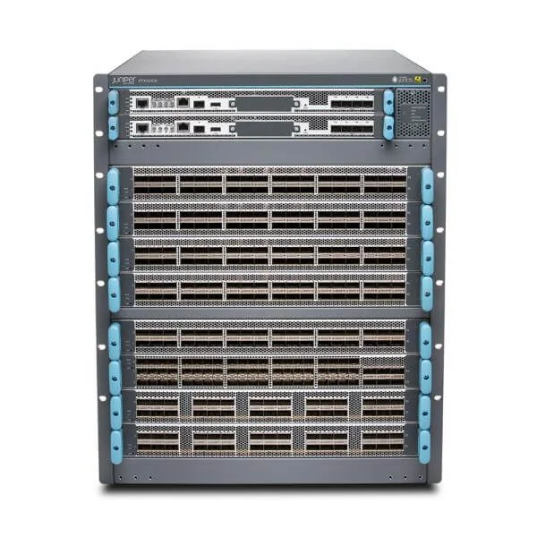 PTX10008-BASE | JNP10008/PTX10008 Base 8-slot chassis - price includes 1 Routing Engine, 3 Power Supplies, 2 Fan trays, 2 Fan tray Controllers and 5 Switch Fabric Cards PTX10008-BASE | JNP10008/PTX10008 Base 8-slot chassis - price includes 1 Routing Engine, 3 Power Supplies, 2 Fan trays, 2 Fan tray Controllers and 5 Switch Fabric Cards