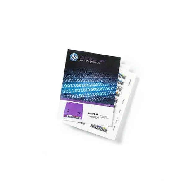 q2013a lto6 ultrium rw bar code label pack pl=7a