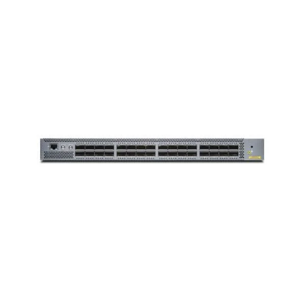 QFX5200-32C-AFO | QFX5200, 32 QSFP+ ports, redundant fans, 2 AC power supplies, front to back airflow, SW license not included.