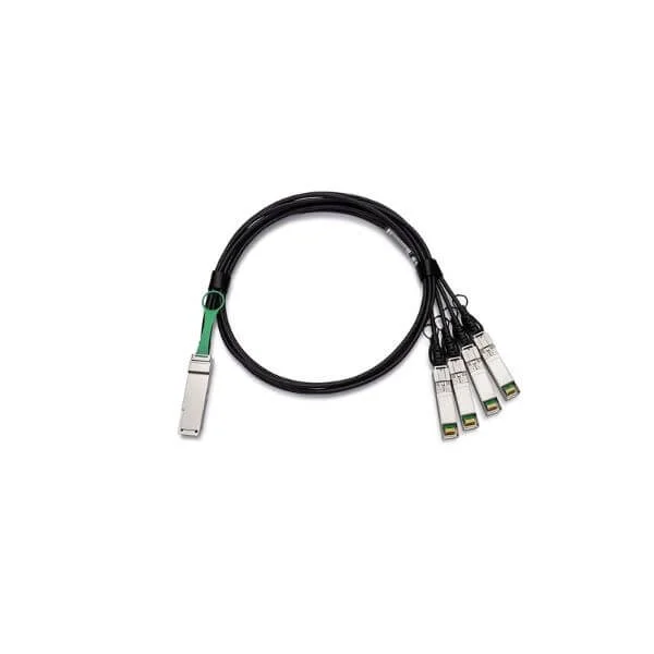 qsfp-4sfp10g-cu2m qsfp to 4xsfp10g passive copper splitter cable, 2m