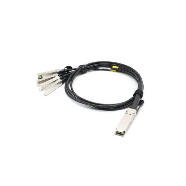 qsfp-4sfp25g-cu2m 100gbase qsfp to 4xsfp25g passive copper splitter cable, 2m