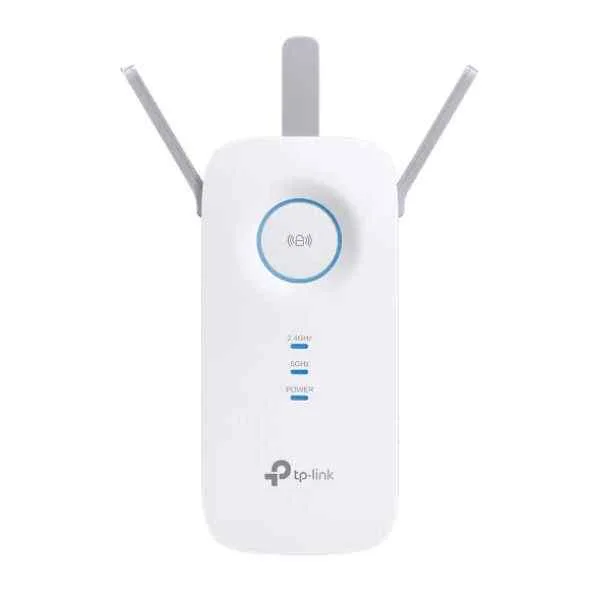 RE550 | TP-LINK AC1900 Wi-Fi Range Extender - Network transmitter - 1900 Mbit/s - 10,100,1000 Mbit/s - External - 23 dBm - 10/100/1000Base-T(X) (RE550)