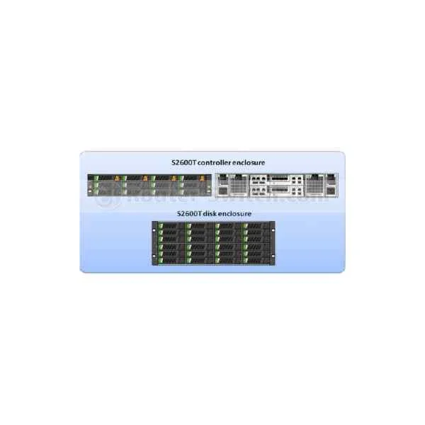 S2600T-2C8G-4K8G-SAN | Huawei OceanStor S2600T Storage Array(AC,8GB Cache Controllers,8*600G SAS 3.5" Disk,HW Storage System Software,SnapShot,Thin,SPE32C0212) S2600T-2C8G-4K8G-SAN