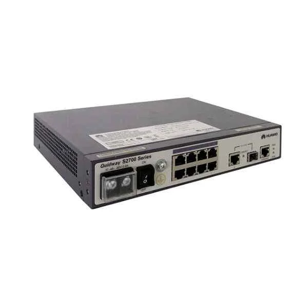 S2700-9TP-EI-DC | S2700-9TP-EI-DC(8 Ethernet 10/100 ports,1 dual-purpose 10/100/1000 or SFP,DC -48V)