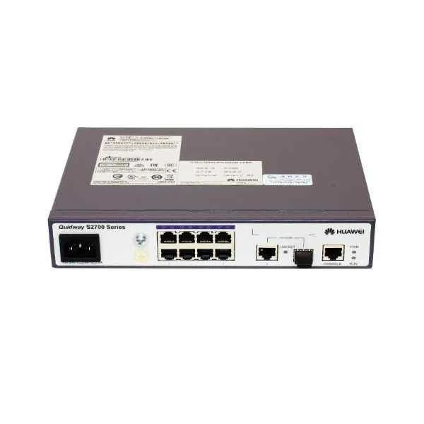 S2700-9TP-SI-AC | S2700-9TP-SI-AC Mainframe(8 Ethernet 10/100 ports, 1 dual-purpose 10/100/1000 or SFP, AC 110/220V)