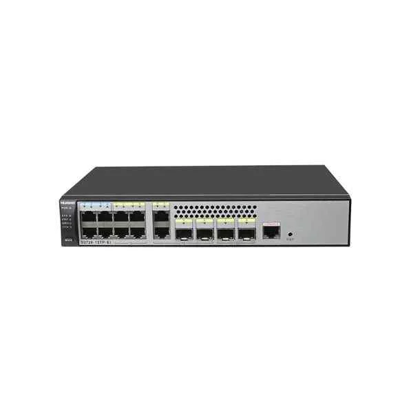 S2720-12TP-EI | Huawei S2720-EI switch, 4 Ethernet 10/100 Base-Tx ports, 4 Ethernet 10/100/1000 Base-T ports, 2 Gig SFP ports, 2 combo Gig ports, AC 110/220V S2720-12TP-EI | Huawei S2720-EI switch, 4 Ethernet 10/100 Base-Tx ports, 4 Ethernet 10/100/1000 Base-T ports, 2 Gig SFP ports, 2 combo Gig ports, AC 110/220V