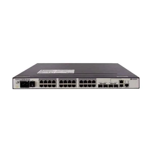 S3700-28TP-SI-DC | S3700-28TP-SI-DC Mainframe(24 Ethernet 10/100 ports, 2 Gig SFP and 2 dual-purpose 10/100/1000 or SFP, DC )