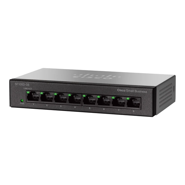 sf100d-08-eu cisco sf100d-08-eu small business 100 8-port fast ethernet desktop switch