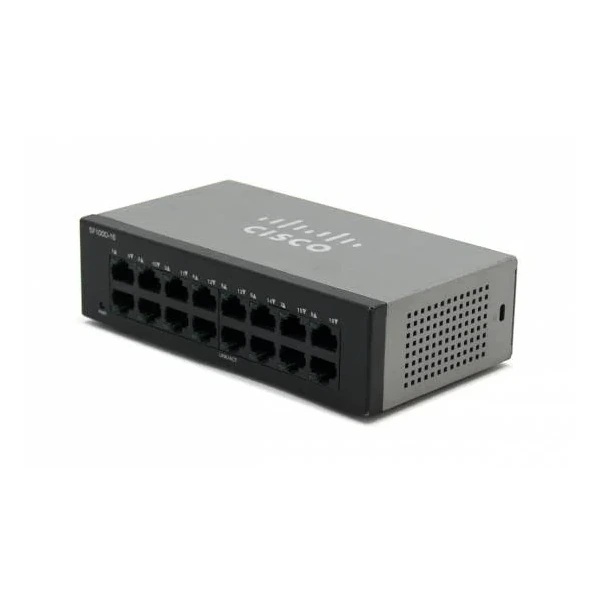 Cisco SF100D-16 100 16-Port Fast Ethernet Desktop Switch