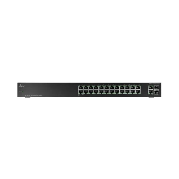 sf102-24-eu cisco sf102-24-eu small business 100 24-port fast ethernet switch, 2x1g combo uplinks